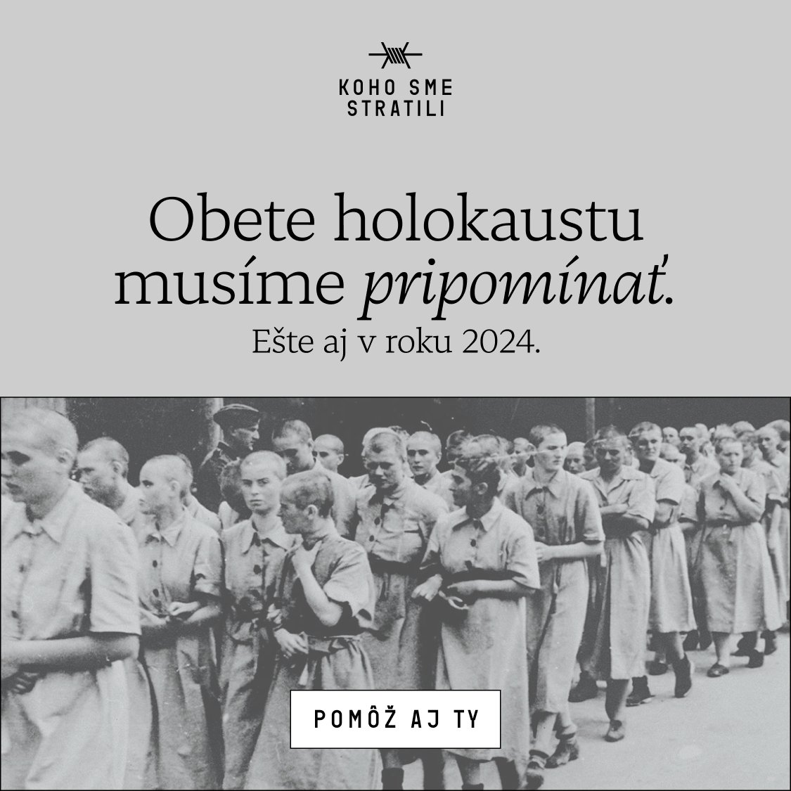 🕯️ Dnes si pripomíname smutné 82. výročie prvého transportu židovských občanov/nok z vtedajšieho tzv. Slovenského štátu. Jednalo sa konkrétne o tisíc dievčat a mladých žien a vlak z Popradu smeroval do koncentračného a vyhladzovacieho tábora Auschwitz-Birkenau.