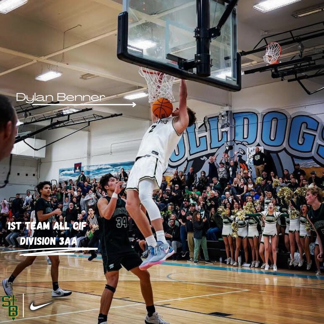 Congratulations to Army bound @dylanjbenner on being named to All CIF 1st Team for Division 3AA voted by the coaches in the division! This will be Benner’s second time making All CIF 1st team.