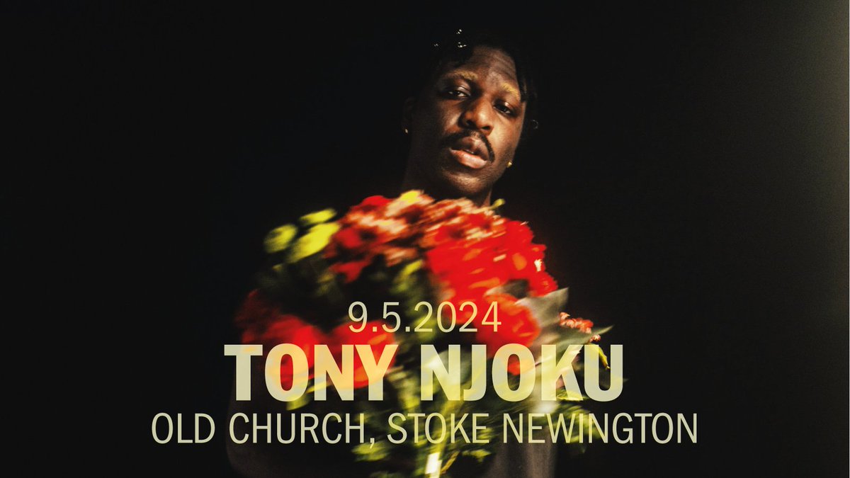 Just announced! @TonyNjokuMusic plays @theoldchurchN16 in May 🌤️ 🎫 On sale 10am Thursday 28th March: ticketweb.uk/event/tony-njo…