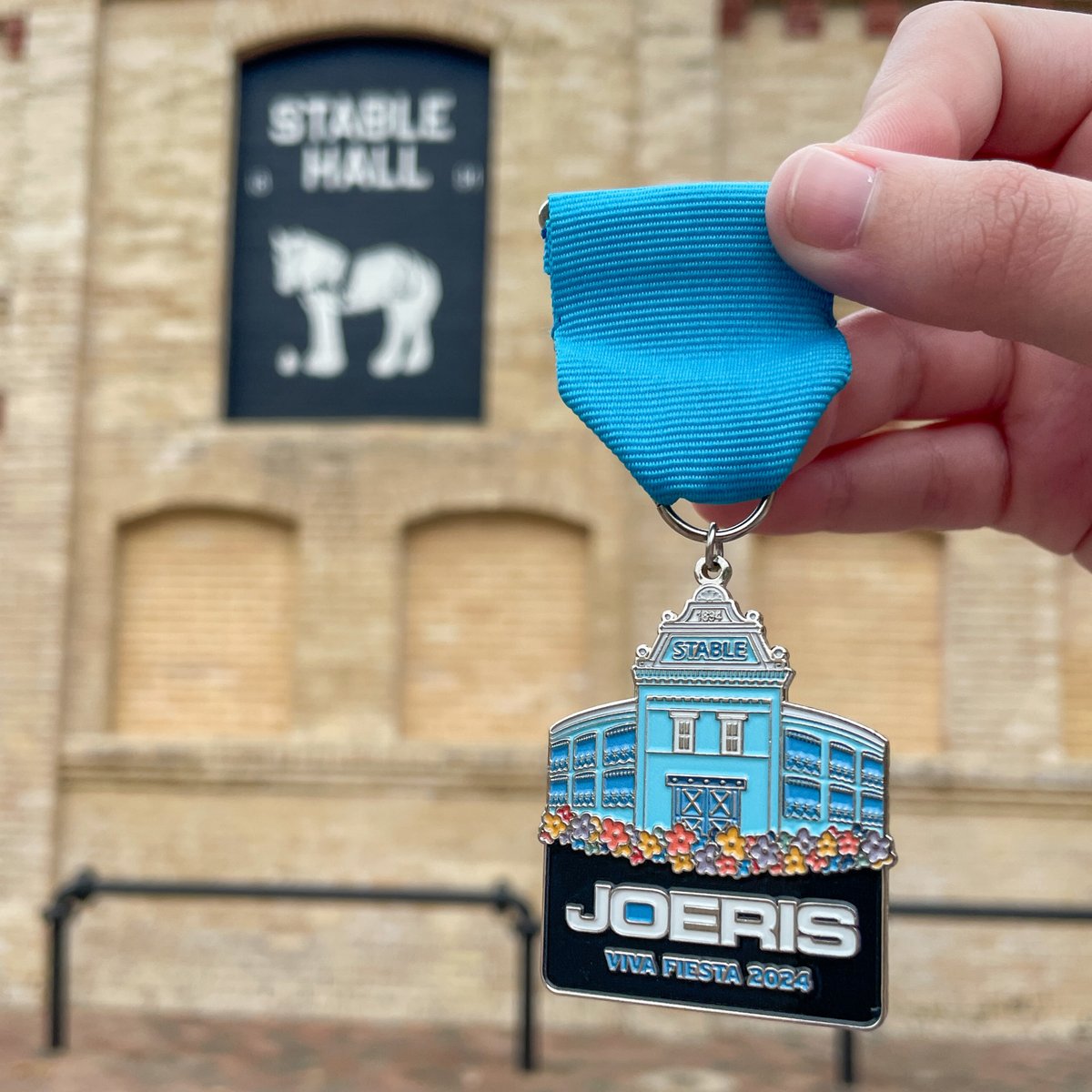 Our inspiration for this year's Fiesta medals was our recently completed project - Stable Hall at the Pearl! This was such a special project for us because we know what this building means to San Antonio. #JoerisGC #Fiesta @FiestaSA @HistoricPearl