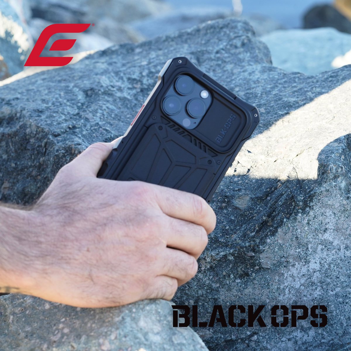 The Black Ops X5 case by @ElementCASE, the ultimate tactical case, delivers rock-solid protection for the iPhone 14. Tough and rugged with creature comforts like a retractable kickstand and a card magazine, it's ready to stand firm in any adventure. elementcase.com/product/black-…