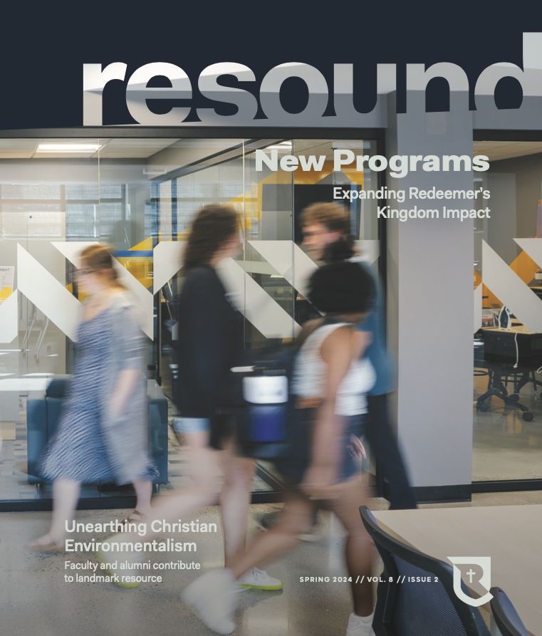 Check out the spring issue of Resound to read stories about new programs, Christian environmentalism, mental health initiatives, business professors leaving a legacy, an upcoming J.R.R. Tolkien conference and more! Click the link to read the current issue: bit.ly/3aP7U8p