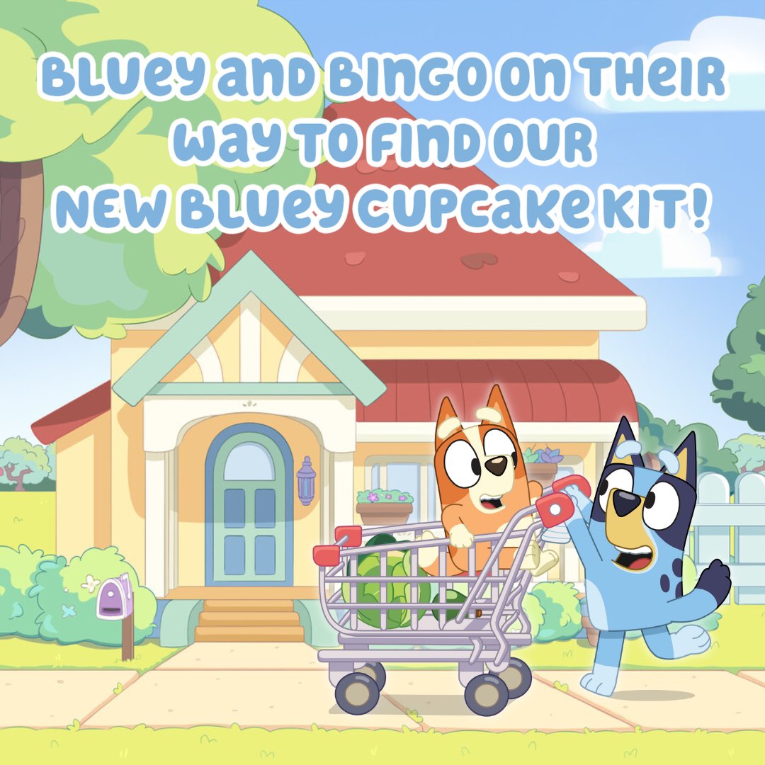 🌟 Bluey and Bingo are on an EPIC adventure to find our Bluey Cupcake Kit in store! 🧁✨

Join them as they journey through the aisles of their local retailers! 🐾🍰

#NewProduct #Bluey #BlueyCupcakeKit