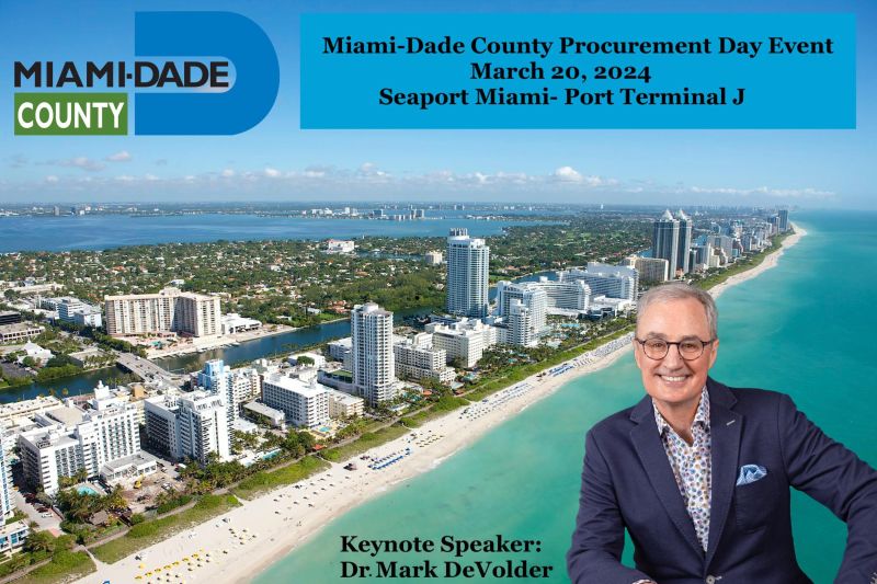 What an honor to speak at the Miami-Dade County Procurement Day Event. Such an amazing group! Procurement Professionals who are committed and passionate about serving the people of Miami-Dade County! Special thanks to AAE Speakers Bureau. #ChangeManagement #SpeakersBureau
