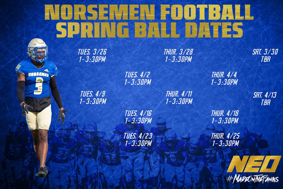 Spring Ball🏈 🗓️ 

#MadeOnTheBanks