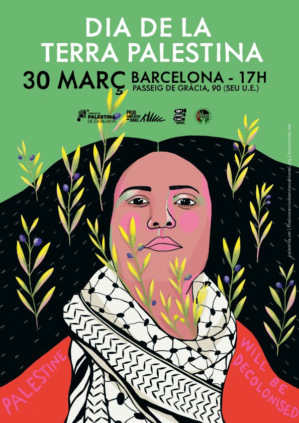 🚨 Crida urgent des de Gaza:
Aquest Dia de la Terra Palestina, marxa per Gaza a totes les ciutats de món!

🇵🇸 No callarem!
🇵🇸 No ens rendirem! 
🇵🇸 Resistirem fins que acabi el genocidi i Palestina sigui lliure! 

🔴 Uneix-te a nosaltres dissabte 30 de març!