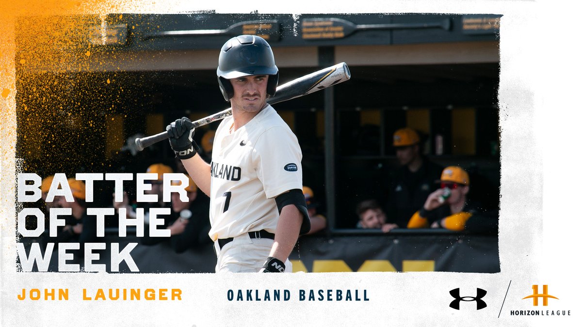 Our @UnderArmour #HLBASE Batter of the Week is John Lauinger (@LauingerJohn) of @OaklandBSB! ⚾️: bit.ly/3x9ZXet #OurHorizon 🌇