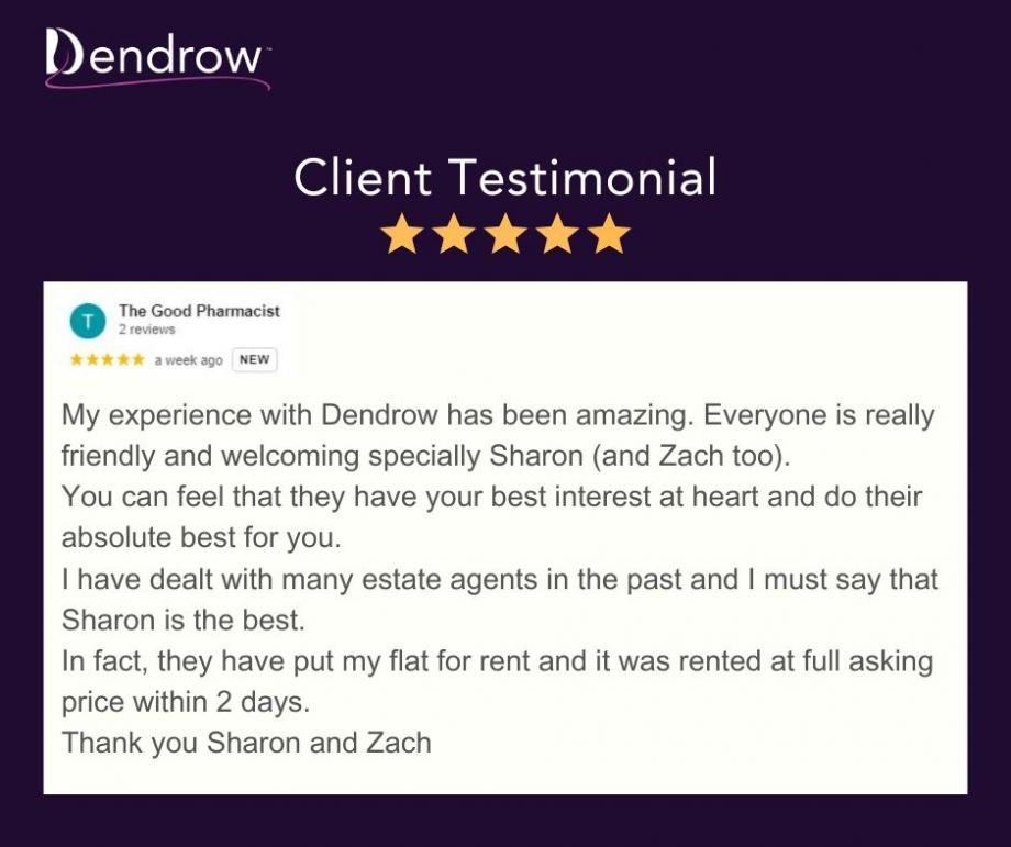 Real words, real smiles. Our clients share their experiences and we couldn't be happier. 🌟 
We at Dendrow value our relationship with our clients.

#ClientLove #Testimonials #landlords #ealing #ealingbroadway # estateagents #lettingsproperties #lettings #w5