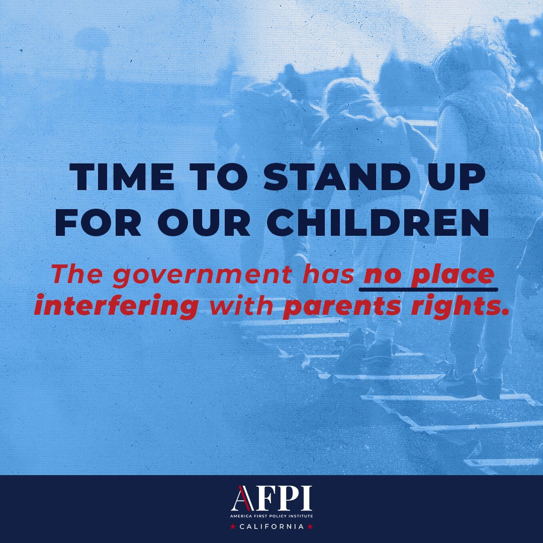 Parents have a right to raise their kids without government overreach. Click the link to arm yourself with the FACTS. There should be no co-parenting with the government. americafirstpolicy.com/issues/time-to…