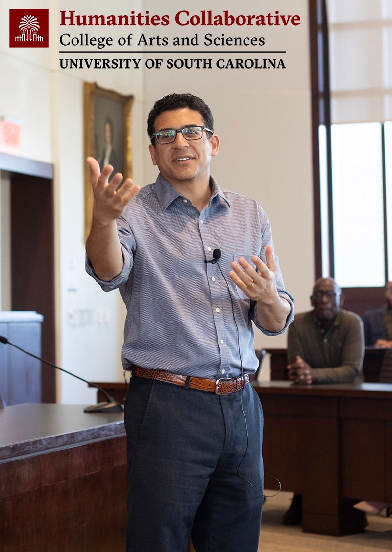 Fantastic talk by Aziz Rana as part of The Humanities Collaborative Mellon Grant. Keep up with events featuring distinguished scholars here: sc.edu/study/colleges….