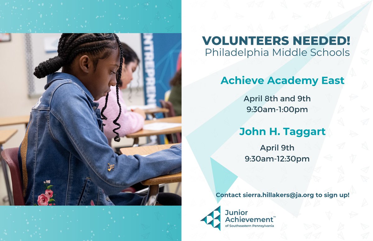 🌟 ATTENTION PHILADELPHIA COMMUNITY 🌟 We have an URGENT volunteer need and we are calling on all who can lend a helping hand.  Join us in volunteering and be a part of something truly impactful. #VolunteersNeeded #MakeADifference #CommunityStrong #CareerConnectedLearning 💪🏙️