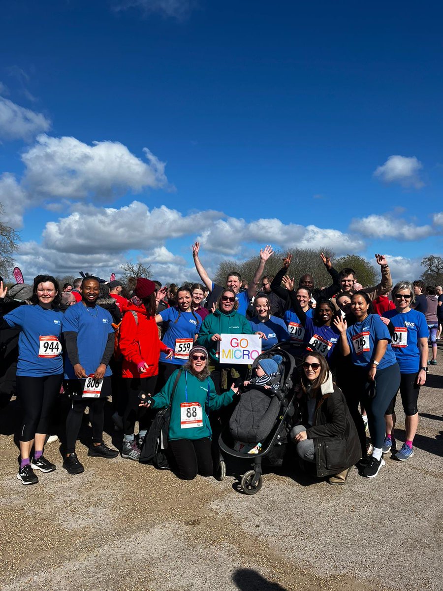 What a turnout from the Micro Team at the #OX5RUN2024 to support @OxHospCharity, with £1,151 raised! It's not too late to donate: oxfordhospitalscharity.enthuse.com/pf/micro2024.