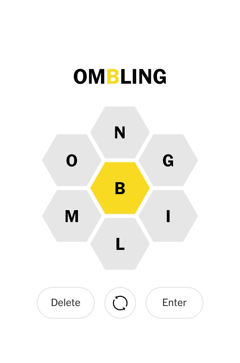 Josephine Graham (@iojosy) on Twitter photo Outraged that this was rejected as ‘not a word’ in today’s Spelling Bee.
<a href="/OneMinuteBriefs/">One Minute Briefs ⏱️</a> Outraged that this was rejected as ‘not a word’ in today’s Spelling Bee.
<a href="/OneMinuteBriefs/">One Minute Briefs ⏱️</a>