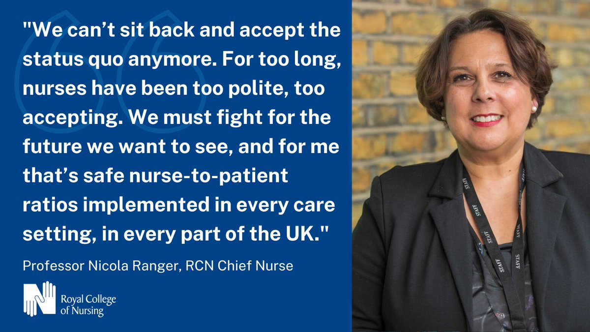 'We know 1 nurse can be left caring for 10, 15 or more patients at a time. It's not safe. It's not effective. And it's not acceptable.' Today we gathered nursing workforce experts together to explore the evidence and need for safety critical nurse-to-patient ratios. Visit our…