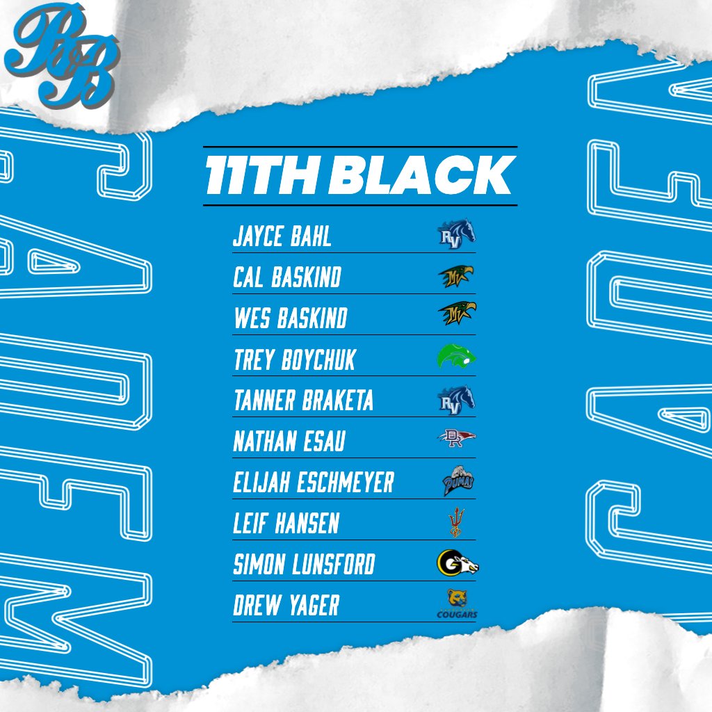 🚨 BOYS 11TH BLACK ROSTER 🚨