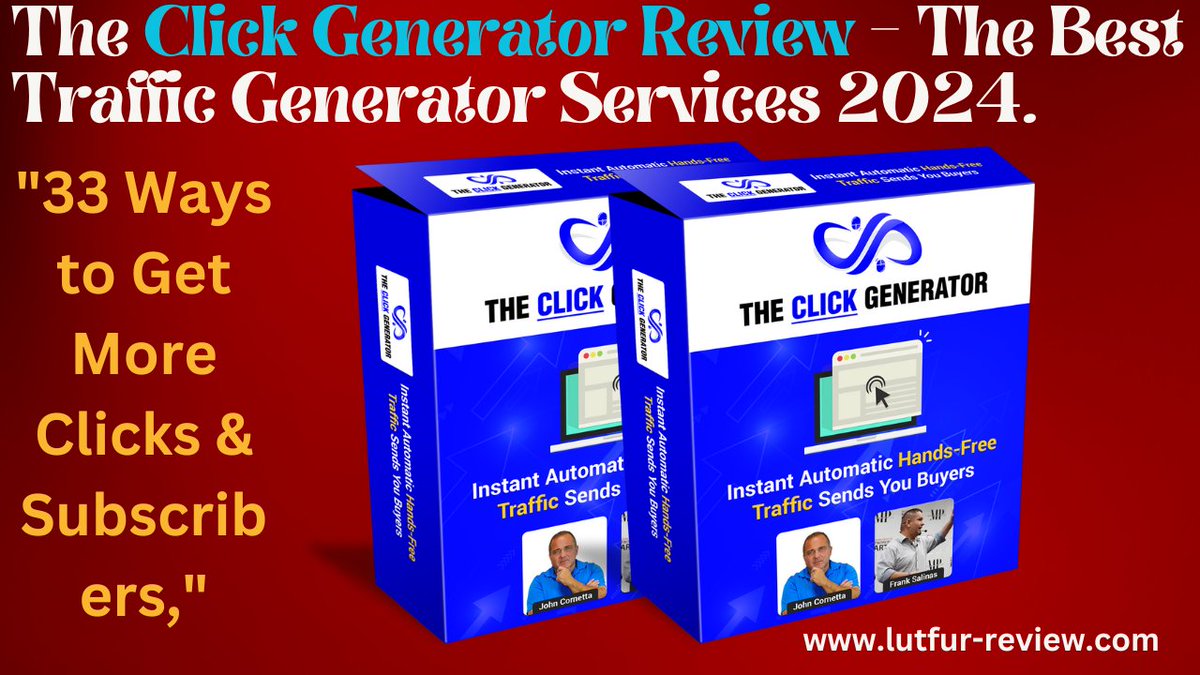AzadLutfur's tweet image. The Click Generator Review — The Best Traffic Generator Services 2024. link.medium.com/WdK70oTbgIb 
#TrafficGeneration #TrafficGenerator #TheClickGeneratorReview #AffiliateMarketing #Makemoneyonline  #Workfromhome