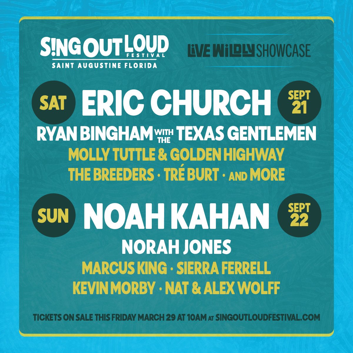 Just as our US fans will have begun to pine, we are pleased to announce we shall play at @singoutloudfest, FL, in Sept. singoutloudfestival.com