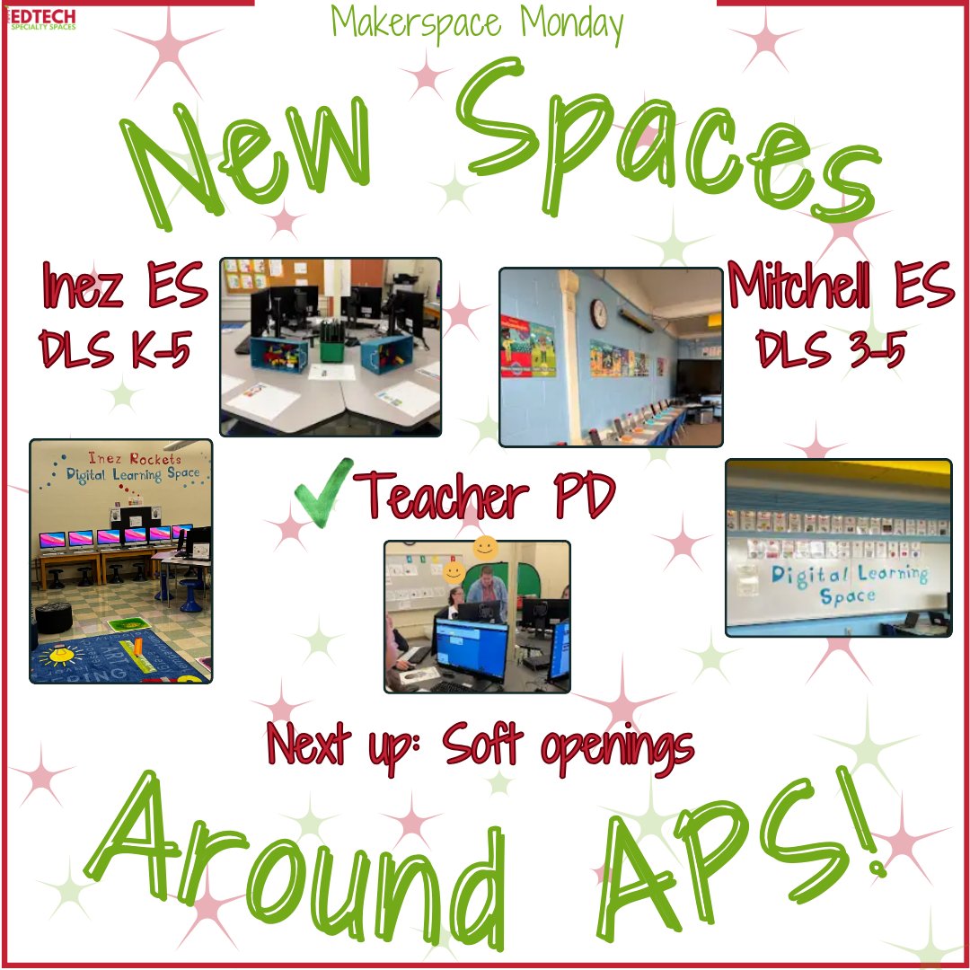 🎨🛠️ New makerspaces are now open at Mitchell Elementary and Inez Elementary School, empowering young minds to explore, create, and innovate!