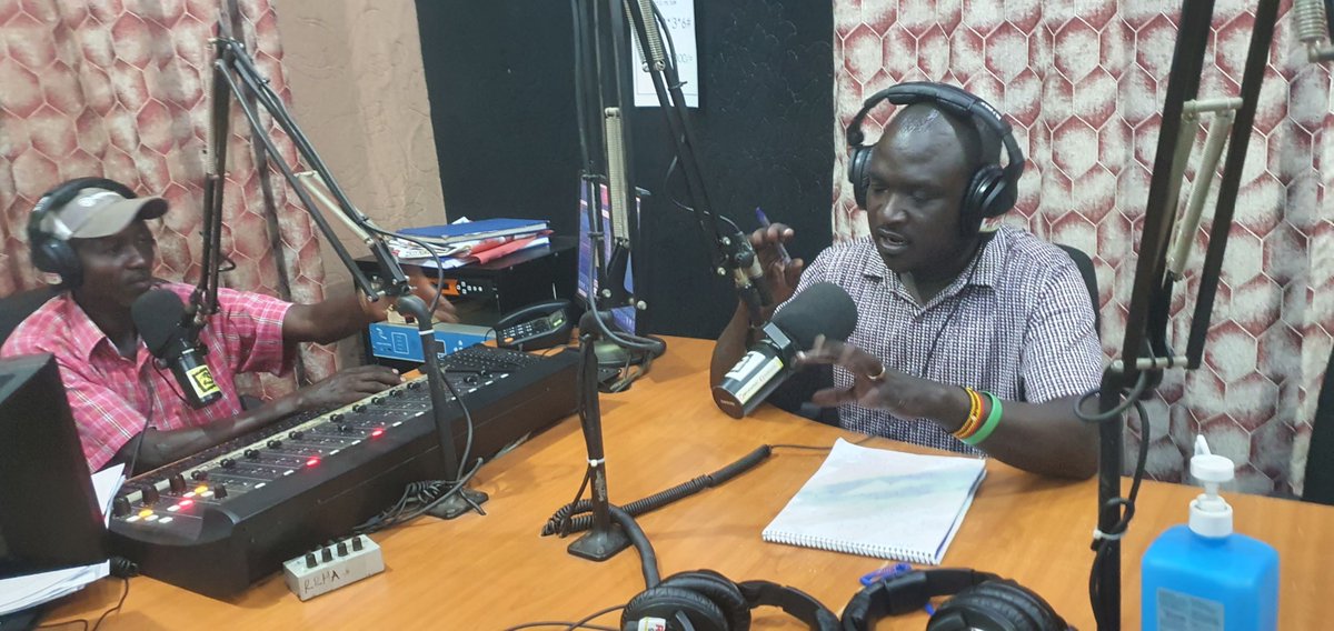 #ICCOutreach team in #Uganda hosted 5 hours of live radio shows on Mega FM & Rupiny FM in Gulu, & Mighty Fire FM in Kigtum, about the decision of #ICC judges to hold confirmation of charges hearing in the #Kony case in the suspect’s absence, should he not appear. #AccessToJustice