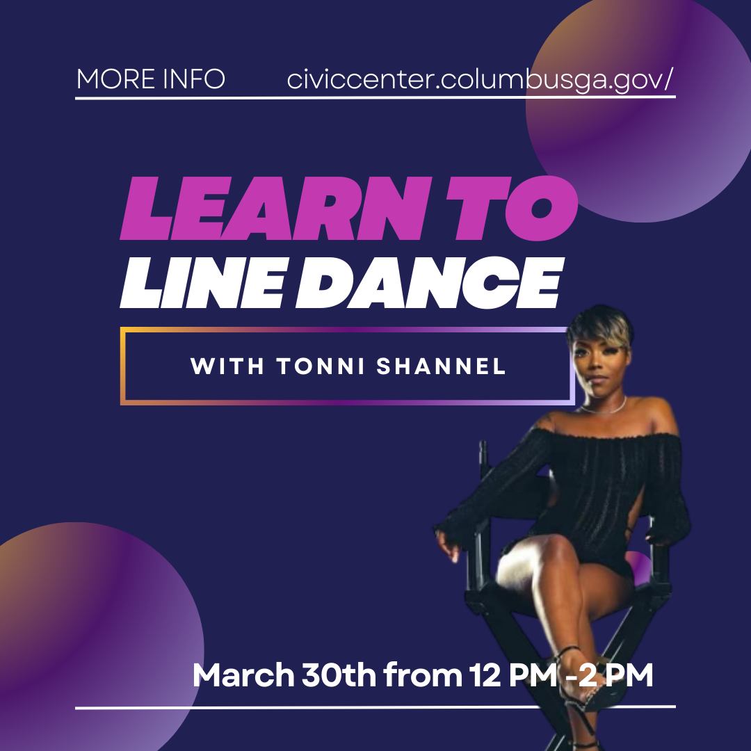 ColCivicCenter's tweet image. Dust off your boots and grab your tickets now! Learn to Line Dance before it's too late! Secure your spot and get ready to dance your way into March 30th! Don't miss out on the fun - get your tickets today! 🎟️ civiccenter.columbusga.gov/Events-Tickets…

#LearnToLineDance #ColumbusCivicCenter