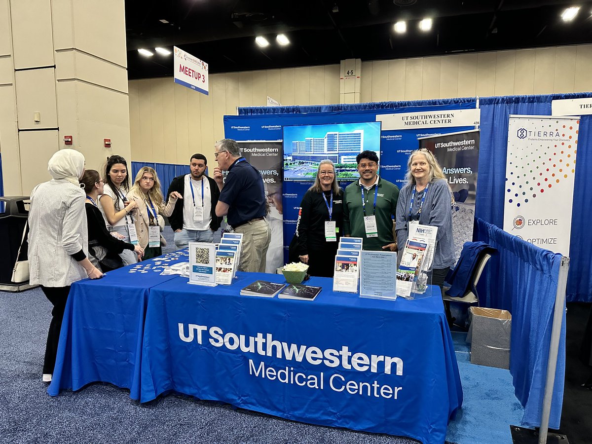 Day 3 at ASBMB
Visit booth #428
Learn more about research opportunity at UT Southwestern Medical Center
@UTSWNews @UTSWScience 
@ADiaz_PhD @BrekkenDeirdre