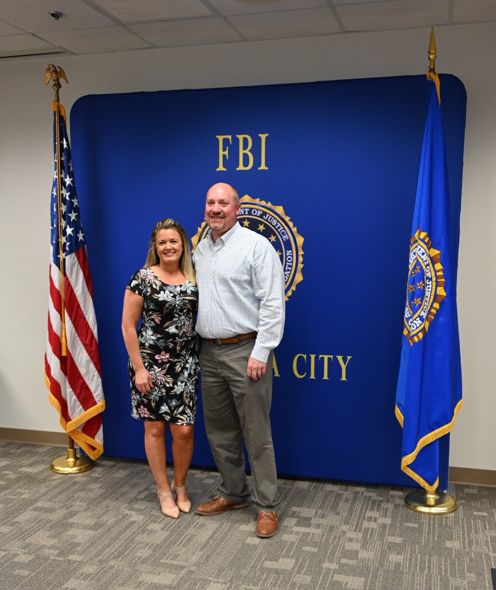 Congratulations to Captain Ryan Studebaker from @LawtonPD and Sergeant Blake Simpson from @BixbyPD, who will be representing the state of #Oklahoma at @FBINAAQuantico Session 290. Join us in wishing them the best of luck on their journey!