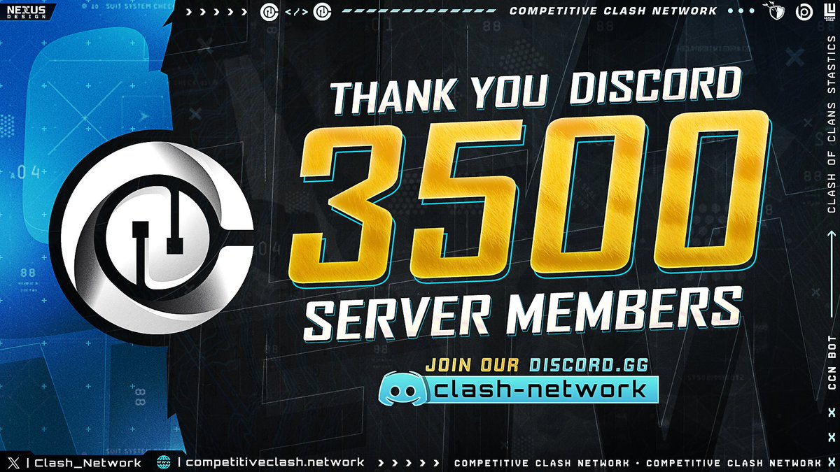 Competitive Clash Network (@clash_network) on Twitter photo 😎 𝐖𝐞 𝐚𝐫𝐞 𝐨𝐧 𝐅𝐈𝐑𝐄 🔥
👏 Crazy numbers, 30% server increase in 100 days!
🫂 Thank you for supporting everything we do for and through the community!
Don't miss out on the best <a href="/CoCEsports/">Clash of Clans Esports</a> esports server 👇
discord.gg/clash-network 😎 𝐖𝐞 𝐚𝐫𝐞 𝐨𝐧 𝐅𝐈𝐑𝐄 🔥
👏 Crazy numbers, 30% server increase in 100 days!
🫂 Thank you for supporting everything we do for and through the community!
Don't miss out on the best <a href="/CoCEsports/">Clash of Clans Esports</a> esports server 👇
discord.gg/clash-network