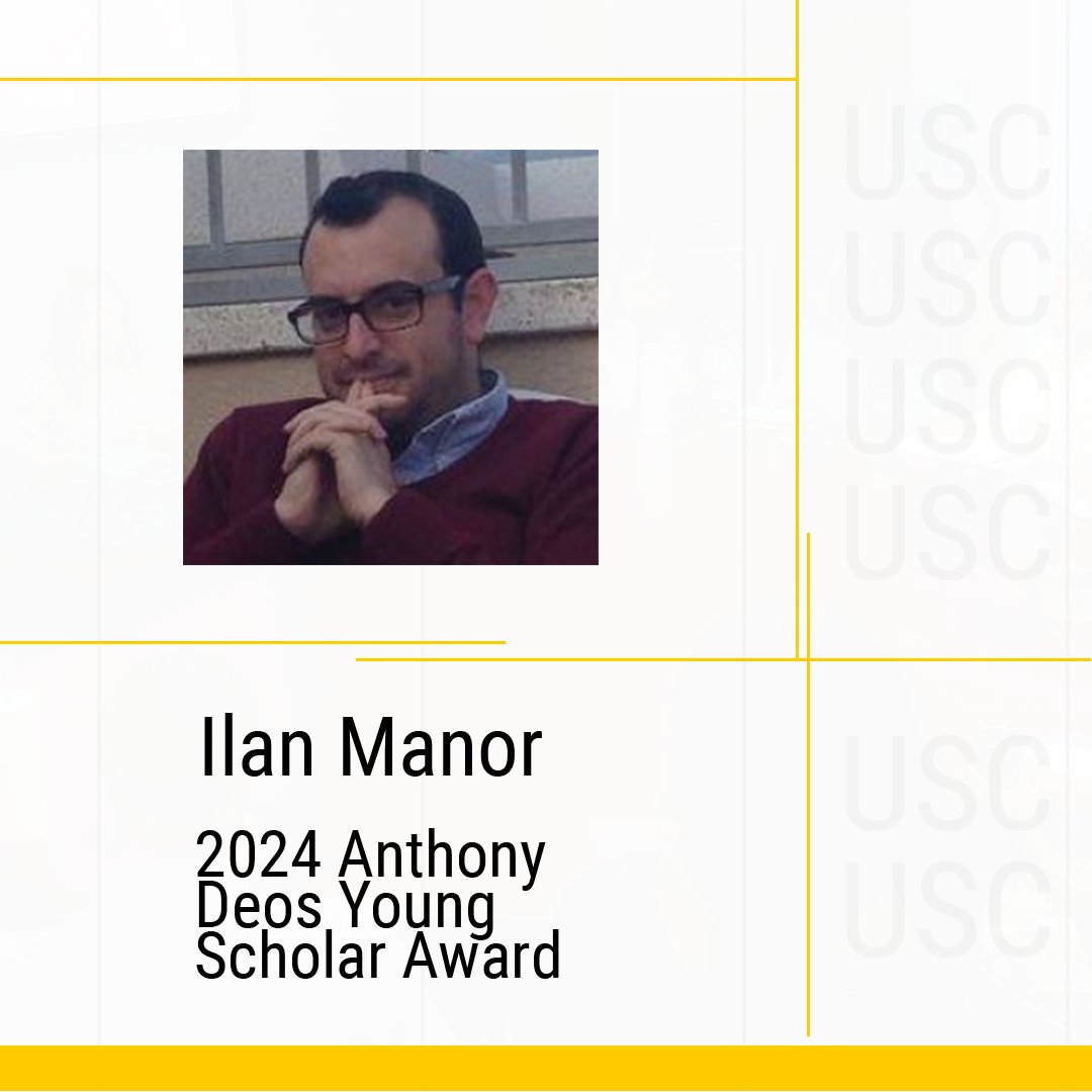 Congratulations @Ilan_Manor, recipient of @isadiplomacy's 2024 Anthony Deos Young Scholar Award for his 'impactful, innovative and wide ranging research into the digitalisation of #diplomacy'! Explore his forward-thinking research for CPD: bit.ly/43A2Lxn @isanet #ASCJ