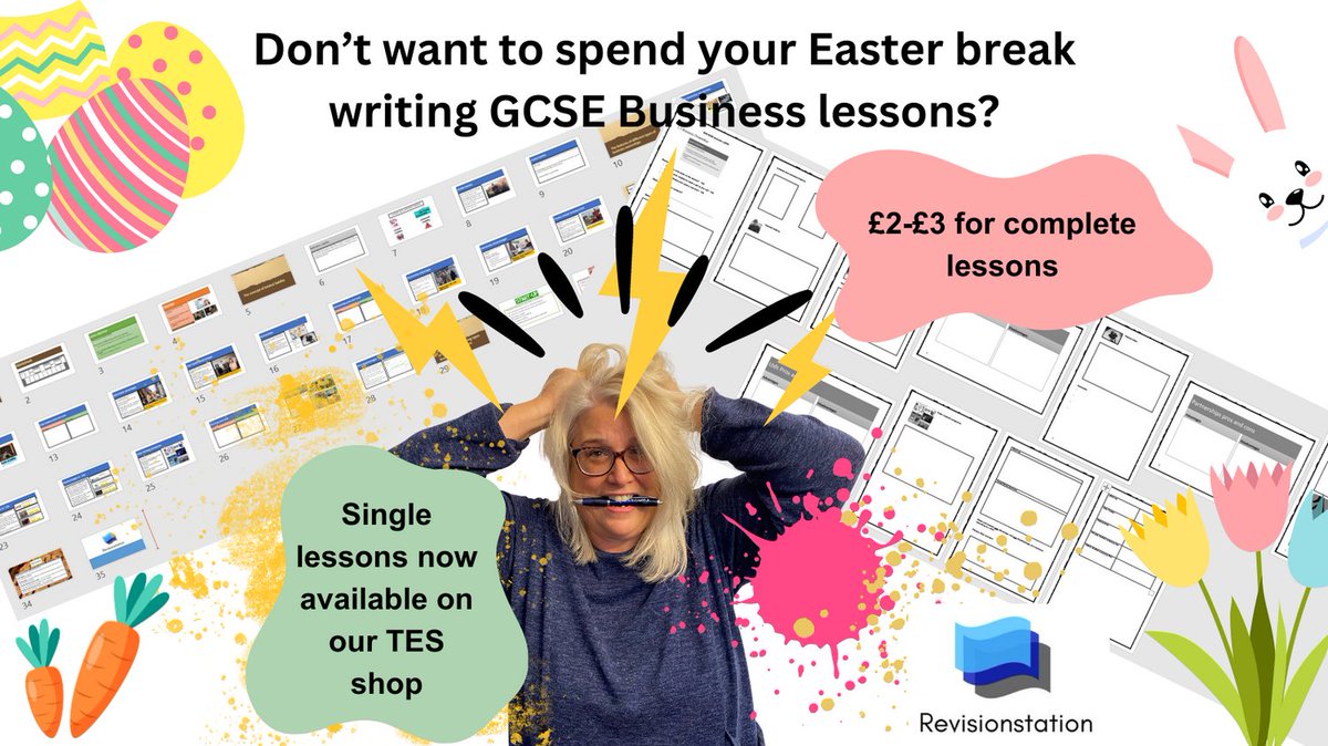 tes.com/teaching-resou… Don't want to spend your Easter break writing GCSE business lessons? We have now uploaded over 200 lessons to our TES shop, most priced at just £2 or £3 for complete lessons, lots of freebies on there too #businessteacher #edubus #bused #edutwitter