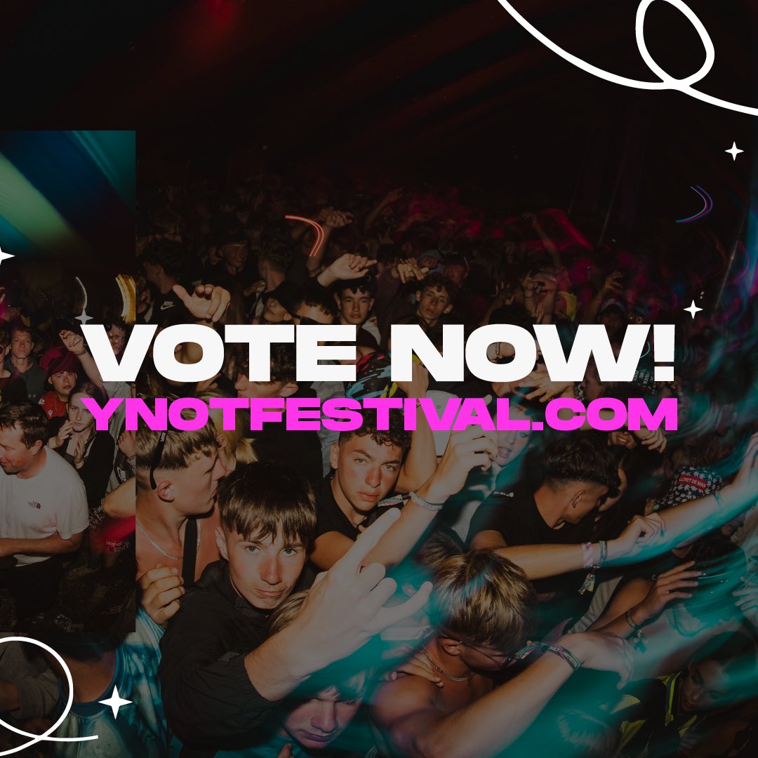 FLYNT (@flyntofficial) on Twitter photo 🚨SUPER FUN NEWS KLAXON🚨
We’ve been shortlisted to play <a href="/ynotfestival/">Y Not Festival ⚡</a> this year!
We’re absolutely thrilled to have made the shortlist to play this year’s festival, the public vote for which is open now until April 1st.
G’waaan 🥰🥰
VOTE - bit.ly/ynotbandappvote 🚨SUPER FUN NEWS KLAXON🚨
We’ve been shortlisted to play <a href="/ynotfestival/">Y Not Festival ⚡</a> this year!
We’re absolutely thrilled to have made the shortlist to play this year’s festival, the public vote for which is open now until April 1st.
G’waaan 🥰🥰
VOTE - bit.ly/ynotbandappvote