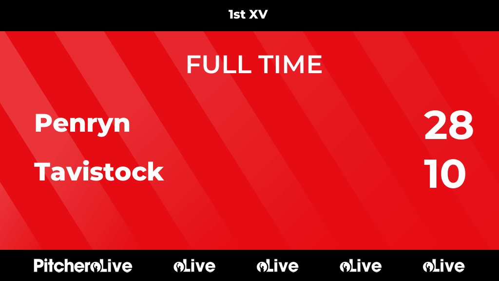 FULL TIME: Penryn 28 - 10 Tavistock
#PENTAV #Pitchero
pitchero.com/clubs/tavistoc…