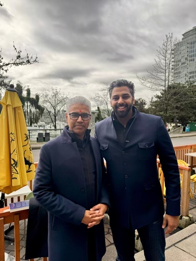 🎉#HappyHoli! Always a pleasure to connect with Consul General Manish in beautiful Vancouver, BC.