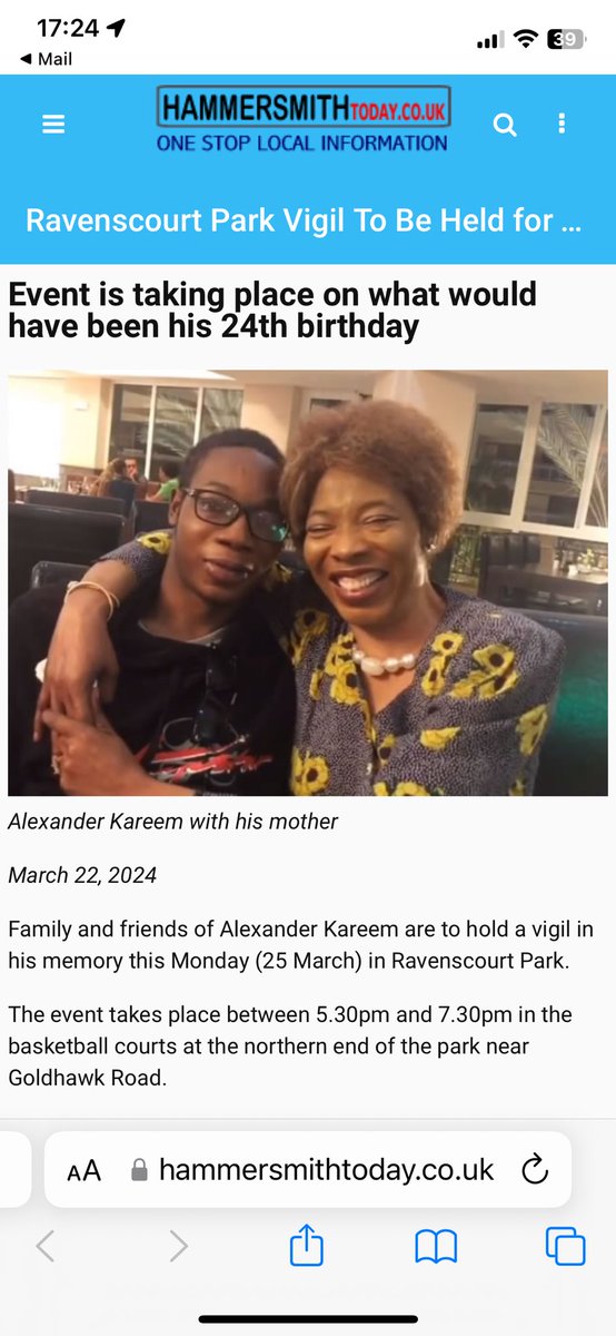 saturngirl's tweet photo. Alex Kareem would have been 24 today but he was killed by a stray bullet not intended for him. There’s a £20k reward to find the killer. Surely we can do better. https://t.co/zR6lM7M7Nd https://t.co/XYhxdJ9MrZ