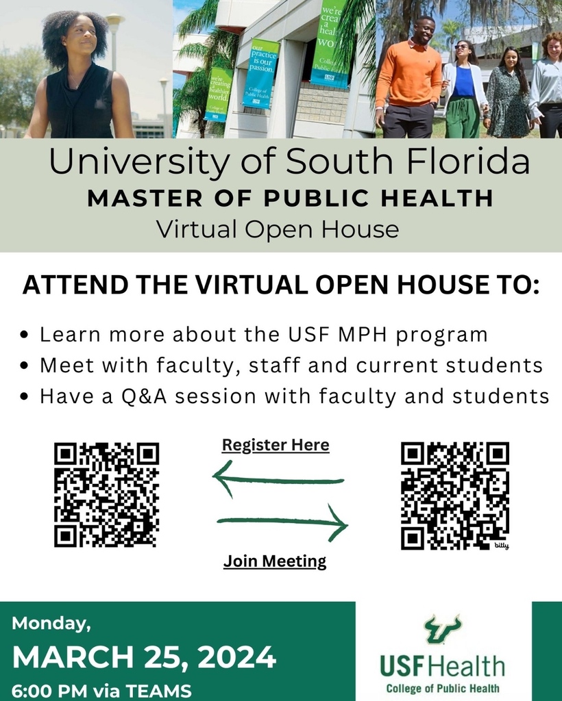 Para los interesados en temas de investigación en salud pública, este evento se realizará hoy via Teams, a las 5:00pm hora de Panamá. Existen varios programas on-line que no requieren movilizarse a EE UU.