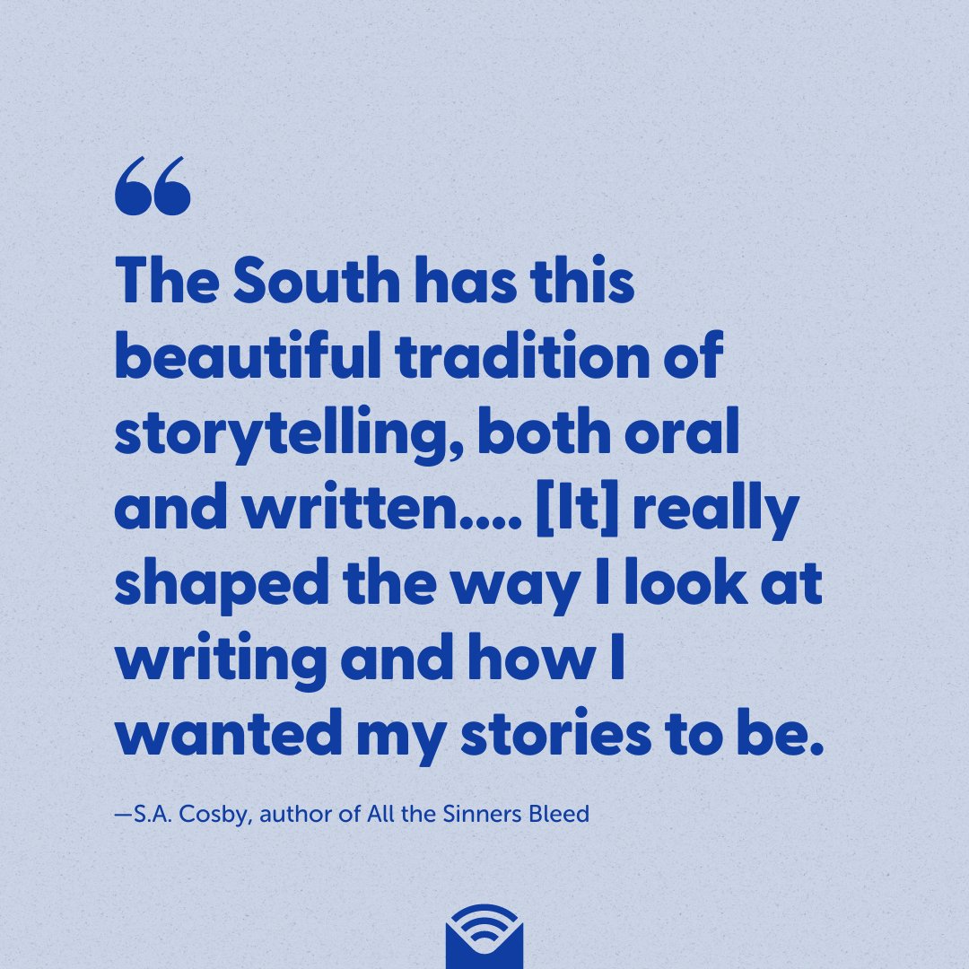 Bestselling author S.A. Cosby on the Libro.fm Podcast 🎙️ Take a listen: libro.fm/podcast @blacklionking73