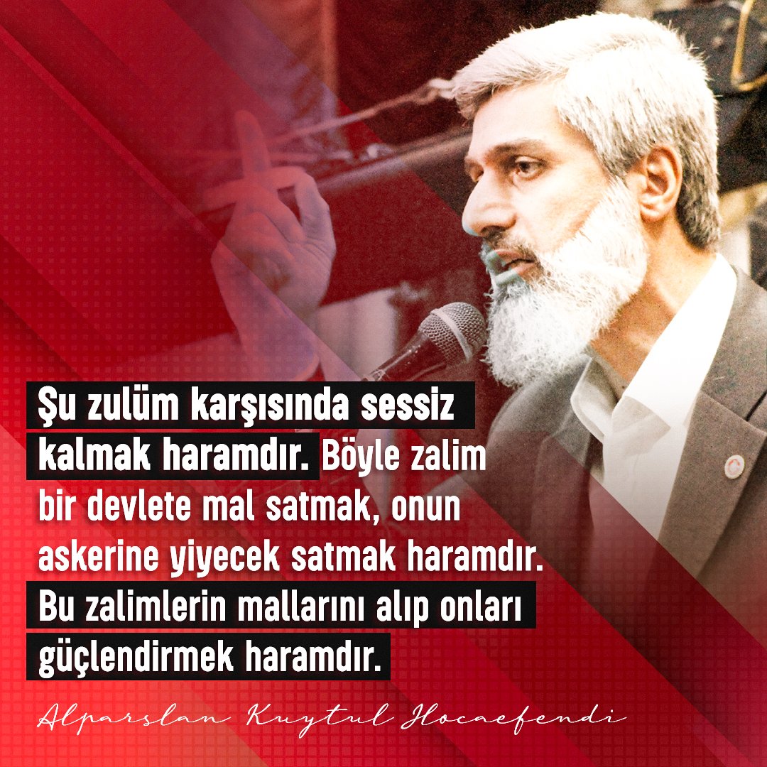 06FurkAnkara's tweet photo. Şu zulüm karşısında sessiz kalmak haramdır. Böyle zalim bir devlete mal satmak, onun askerine yiyecek satmak haramdır. Bu zalimlerin mallarını alıp onları güçlendirmek haramdır.

#StopGenocideShifaHospital
Gazzede SoykırımıDurdurun https://t.co/lf4qxXF49Z