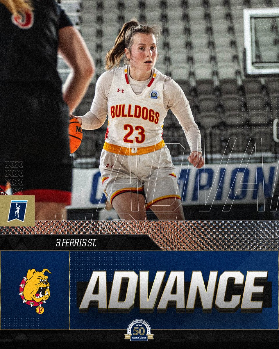Onto the next 🙌 @FerrisWBBall will advance to the #D2WBB semifinals! #WEliteEight
