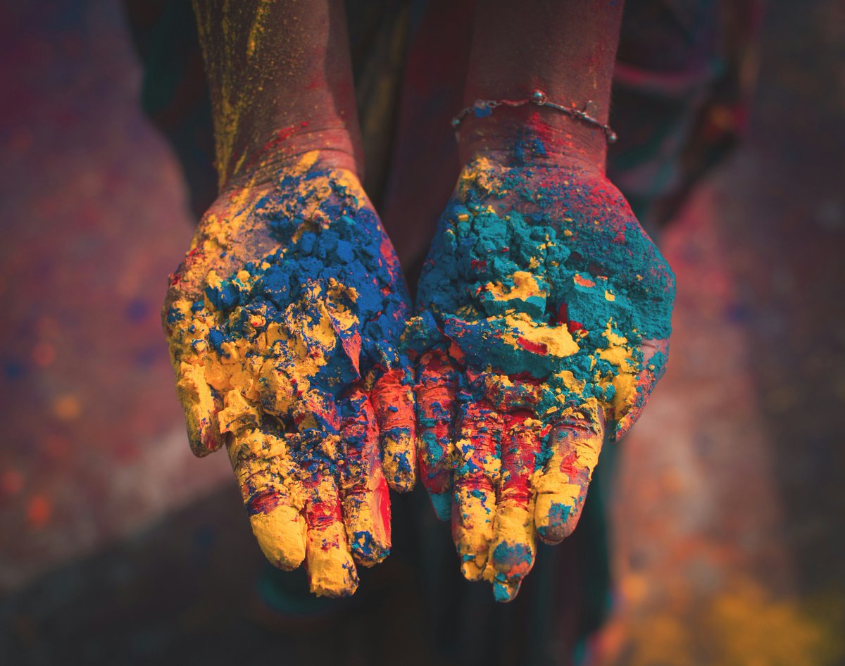 Happy Holi! 
होली है!
.
.
.
.
Thanks to <a href="/RcDebashis/">Debashis RC Biswas</a> for making this photo available on <a href="/unsplash/">Unsplash</a> 🎁