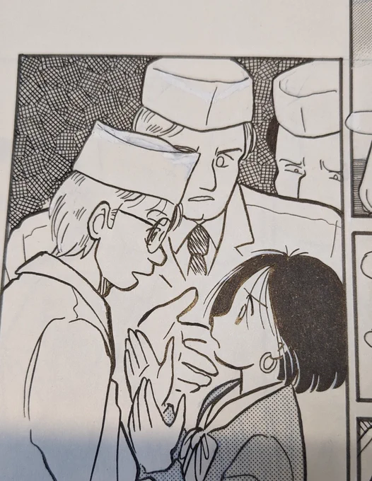 古い原稿眺めて「お～こんなカケアミ今じゃデジタルで一発だけど、この頃は描いてたんだなぁ」と思ったら、すでにスクリーントーンだったw。(1989年作品) 