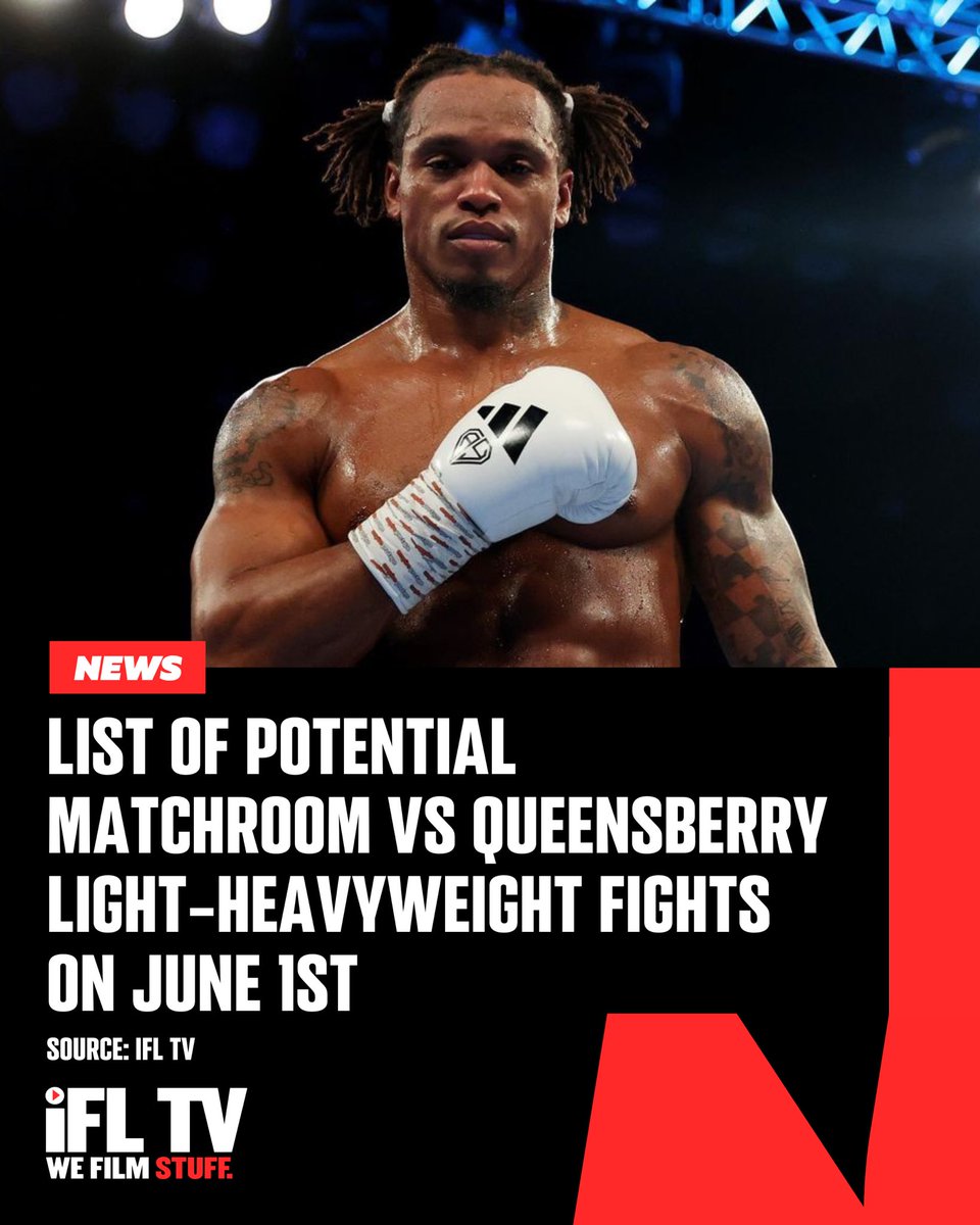 Full list of Matchroom &amp; Queensberry light-heavyweights that COULD fight on June 1st 📋

Queensberry:
🥊 Anthony Yarde
🥊 Karol Itauma
🥊 Willy Hutchinson
🥊 Ezra Taylor

Matchroom:
🥊 Callum Smith
🥊 Khalil Coe
🥊 Craig Richards
🥊 John Hedges

What fight would you like to see