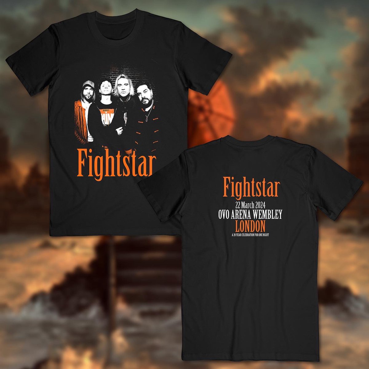 DON'T PANIC! 🌌￼
You guys sold Wembley Arena out of merch!! Insane.
For anyone who couldn’t get to the show or missed out on the day you can grab yours now for a limited time. Pre-Order NOW: fightstar.tmstor.es
Thank you guys - the mother of all family reunion shows! 🔥