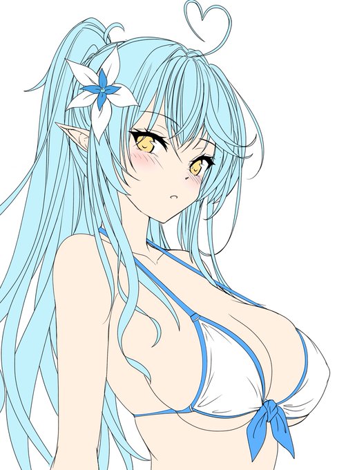 wip 初描きなのでラミィちゃんに見えてるか不安_(:3 」∠)_ 