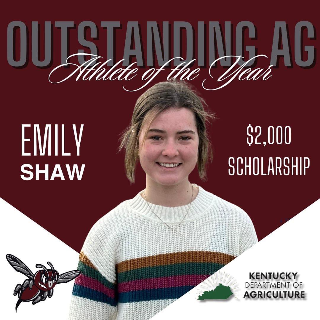 Congratulations to MCHS Senior, Emily Shaw for being named the 2024 Outstanding Ag Athlete of the Year.