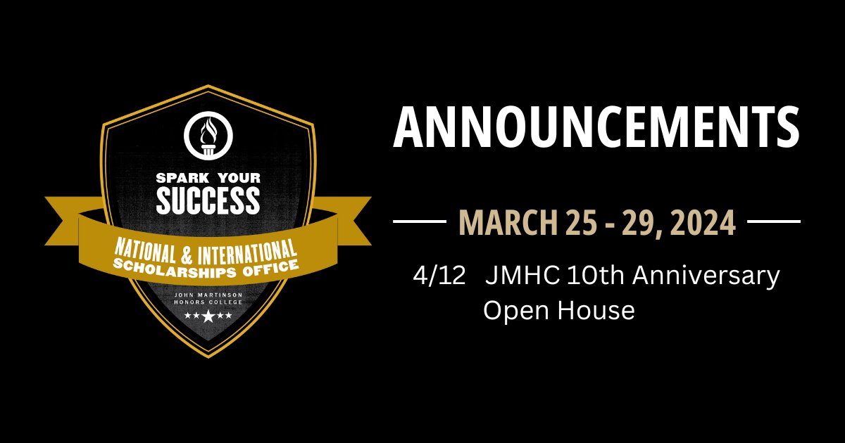 PurdueNISO's tweet image. Happy Monday! Save the date:

📷 JMHC 10th Anniversary Open House:  Join NISO as we celebrate 10+ years of success as part of the 10th year anniversary of the #PurdueJMHC. No RSVP required.

April 12 | 3-5pm | HCRS 1064 (NISO Lobby)

#purdueniso #nisonext10 #JMHCNext10