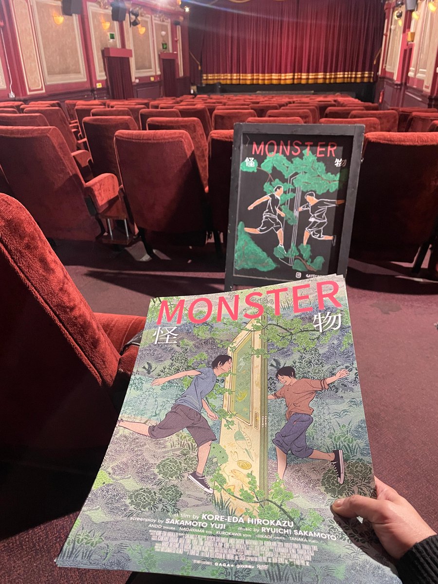 Have you seen Hirokazu Kore-eda’s latest film ‘MONSTER’ from @picentfilms yet? If not, what are you waiting for? Book your tickets now and pick up one of these amazing limited edition A3 artwork prints. #monsterfilm #koreeda #japanesefilm #ukcinema #gatecinema #picturehouse