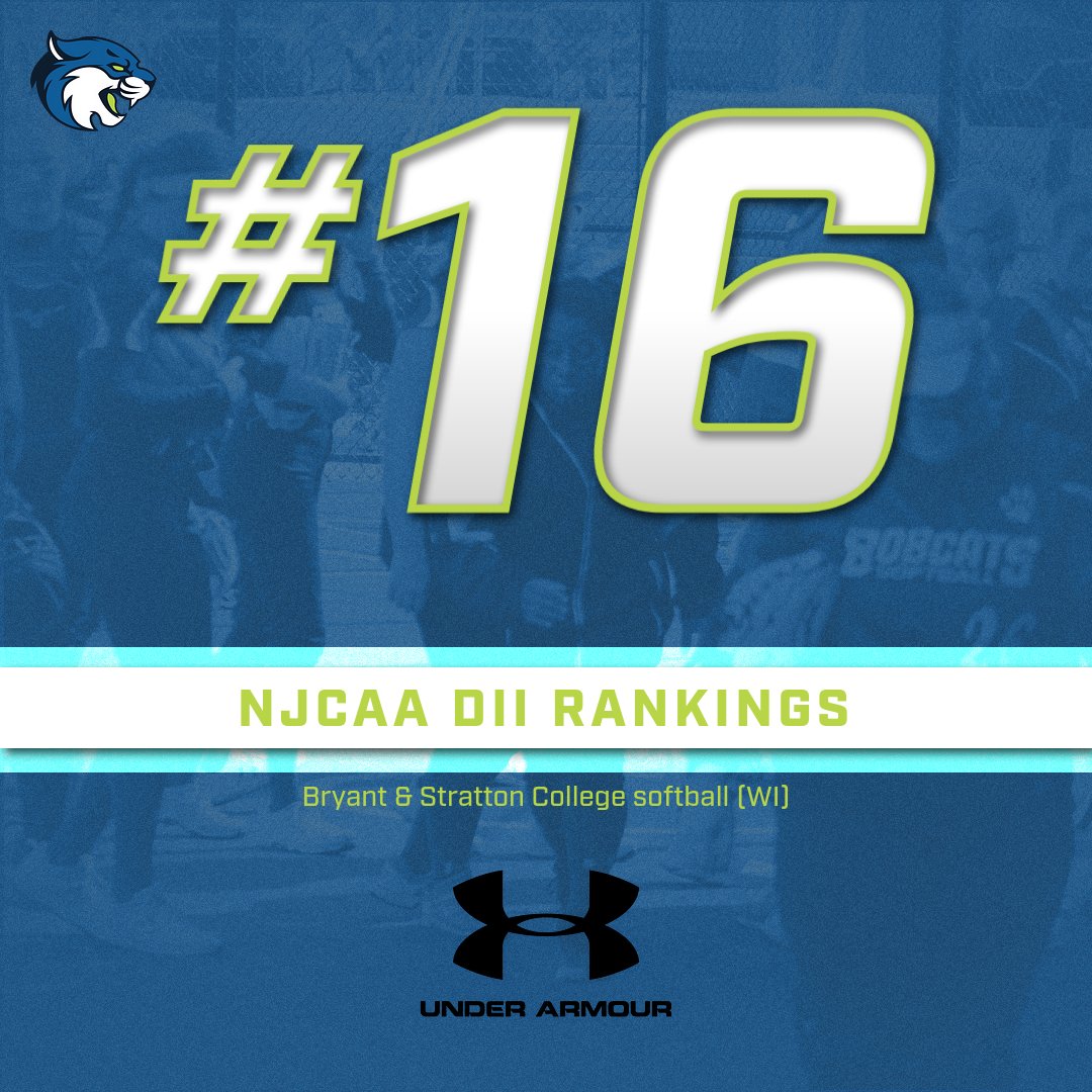 Bryant & Stratton College - WI Athletics (@bscbobcatswi) on Twitter photo Movin' on up!!
Bryant & Stratton College softball moves up to No. 16 in the NJCAA DII rankings.
#rollkitties | <a href="/njcaaregion4/">NJCAA Region 4</a> Movin' on up!!
Bryant & Stratton College softball moves up to No. 16 in the NJCAA DII rankings.
#rollkitties | <a href="/njcaaregion4/">NJCAA Region 4</a>