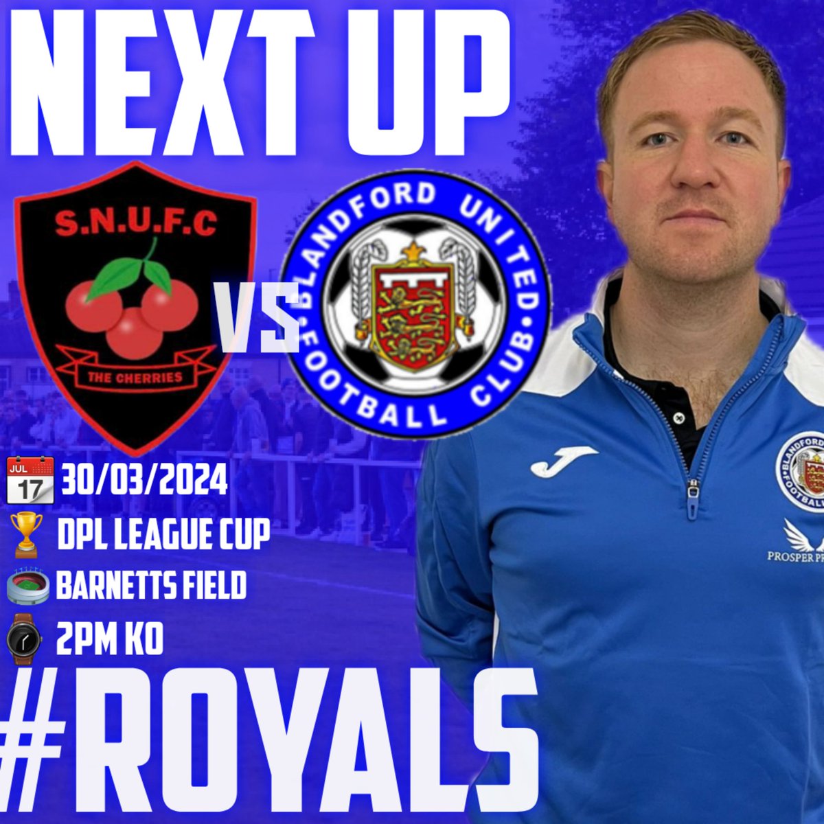 📅 | 𝙉𝙀𝙓𝙏 𝙐𝙋...

𝙇𝙚𝙖𝙜𝙪𝙚 𝙘𝙪𝙥 𝙖𝙘𝙩𝙞𝙤𝙣...🏆

📅 Saturday 30th March 
🏆 <a href="/DPL_official/">Dorset Premier Football League</a> League Cup 
🆚 <a href="/SturNewUtdFC/">Sturminster Newton Utd FC</a>
🏟️ Barnetts Field
📍 DT10 1EW
⌚ 2PM KO

💙 𝐔𝐏 𝐓𝐇𝐄 𝐑𝐎𝐘𝐀𝐋𝐒! 💙 

#Royals