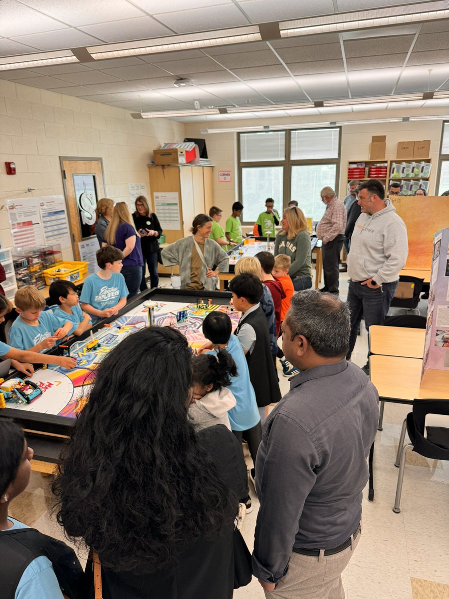 STEMingahead's tweet photo. Celebrating the hard work MGES 5th and 4th grade competition robotic teams put into this season.  
@MGES510 https://t.co/qvtJVRujtq