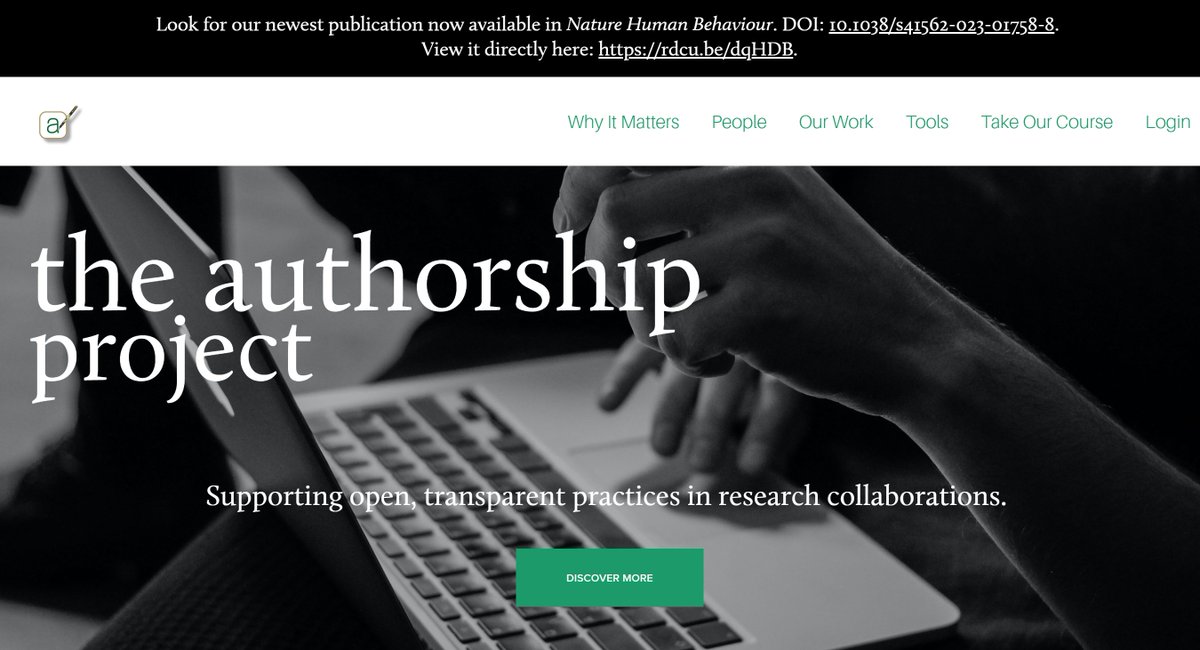 Does the word 'authorship' mean anything for you? Then this site will likely be of value: authorshipproject.org Thanks to grad students in @UBCKin for pointing me to this. k2