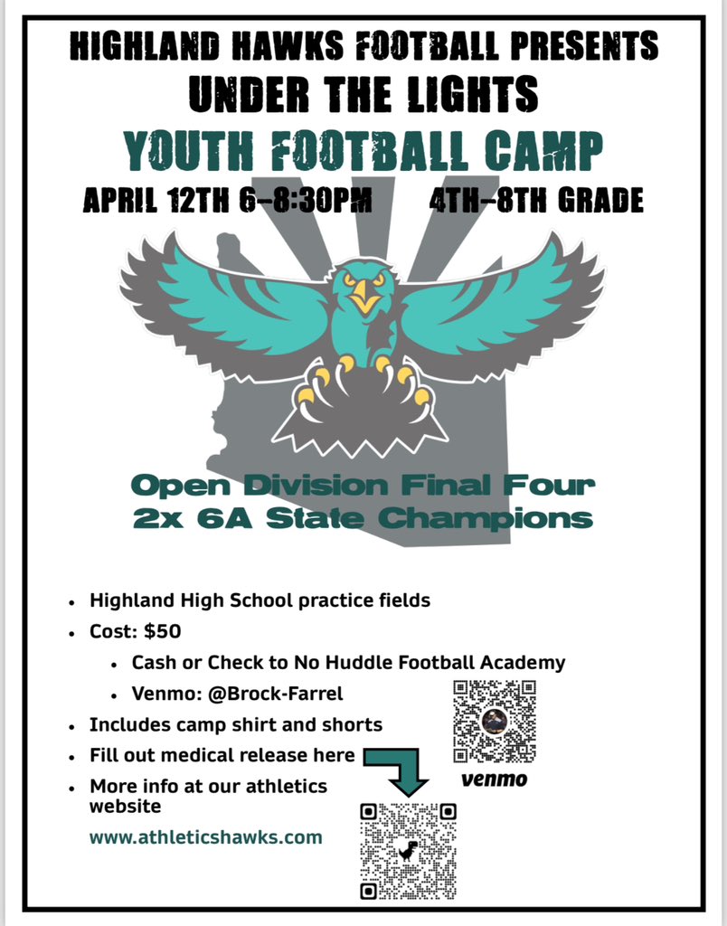 Highland Hawks Football (@HighlandHawksFB) on Twitter photo 2024-03-25 21:34:43